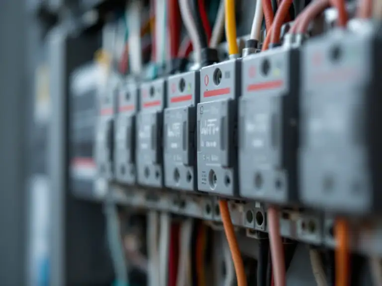 Modern home with new electrical panel