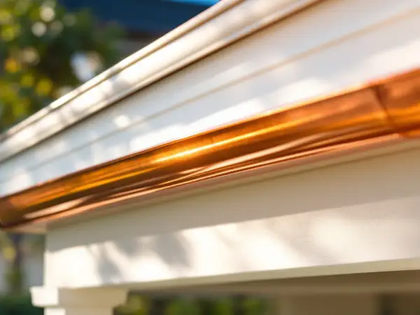 Copper gutters