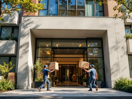 Apartment move with movers