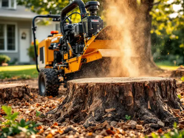 Stump grinding